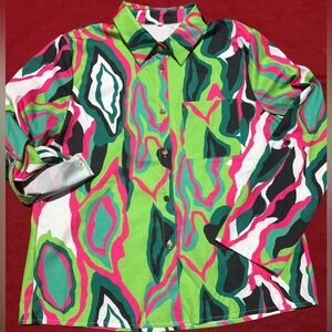 Unlisted Multicolor Abstract Blouse